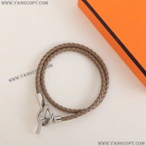 エルメス 偽物 Glenan braceletシルバーグレナンブレスレット erq53762