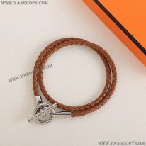 エルメス 偽物 Glenan braceletシルバーグレナンブレスレット erq53762