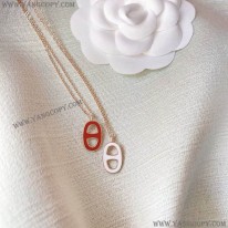 エルメス 偽物 シェーヌダンクル OMaillon ネックレス erw72750