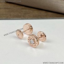 ブルガリ スーパーコピー ピアス シングル ダイヤ ゴールド 18K Bup52571