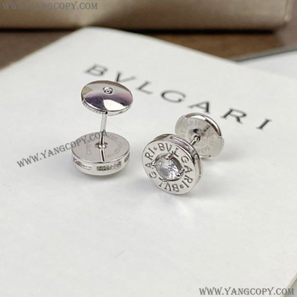 ブルガリ スーパーコピー ピアス シングル ダイヤ ゴールド 18K Bup52571