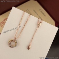 カルティエ スーパーコピー TRINITY ネックレス 18K ダイヤモンド kap60790