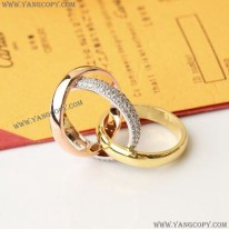 カルティエ 偽物 トリニティ リング スモールモデル 18K kah23390