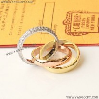 カルティエ 偽物 トリニティ リング スモールモデル 18K kah23390