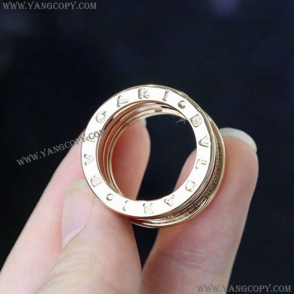 ブルガリ コピー ダイヤモンドリング 指輪 ビーゼロワン イエローゴールド kal50636