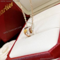 カルティエ コピー LOVE ネックレス、ダイヤモンド6個 kae99494