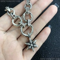 クロムハーツ 偽物 スター ペーパーチェーン ブレスレット Kub12563