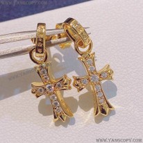 クロムハーツ コピー ピアス インボイス BABYFAT 22k ダイア ゴールド Kux60897