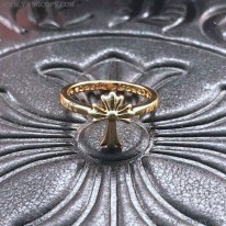 クロムハーツ 偽物 Ring バブルガムリング Cross Gold Kun09032