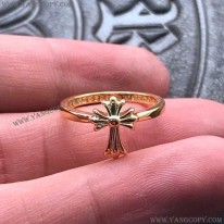 クロムハーツ 偽物 Ring バブルガムリング Cross Gold Kun09032