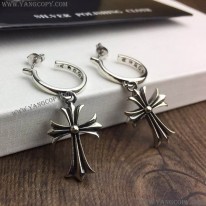クロムハーツ 偽物 ピアス CROSS HOOP クロス フープ イヤリング Kud76446