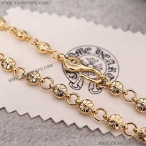 クロムハーツ コピー 22K Gold ペーパーチェーン ネックレス Kui84681