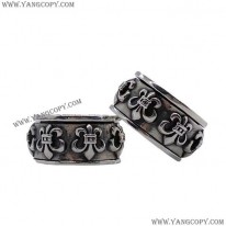 クロムハーツ 偽物 BSフレア FLEUR SPINNER RING スピナー リング Kus11776