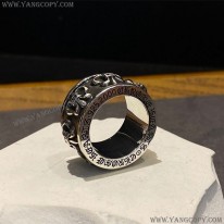 クロムハーツ 偽物 BSフレア FLEUR SPINNER RING スピナー リング Kus11776