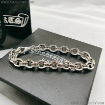 クロムハーツ 偽物 ペーパーチェーン ブレスレット ７インチ Kua60862
