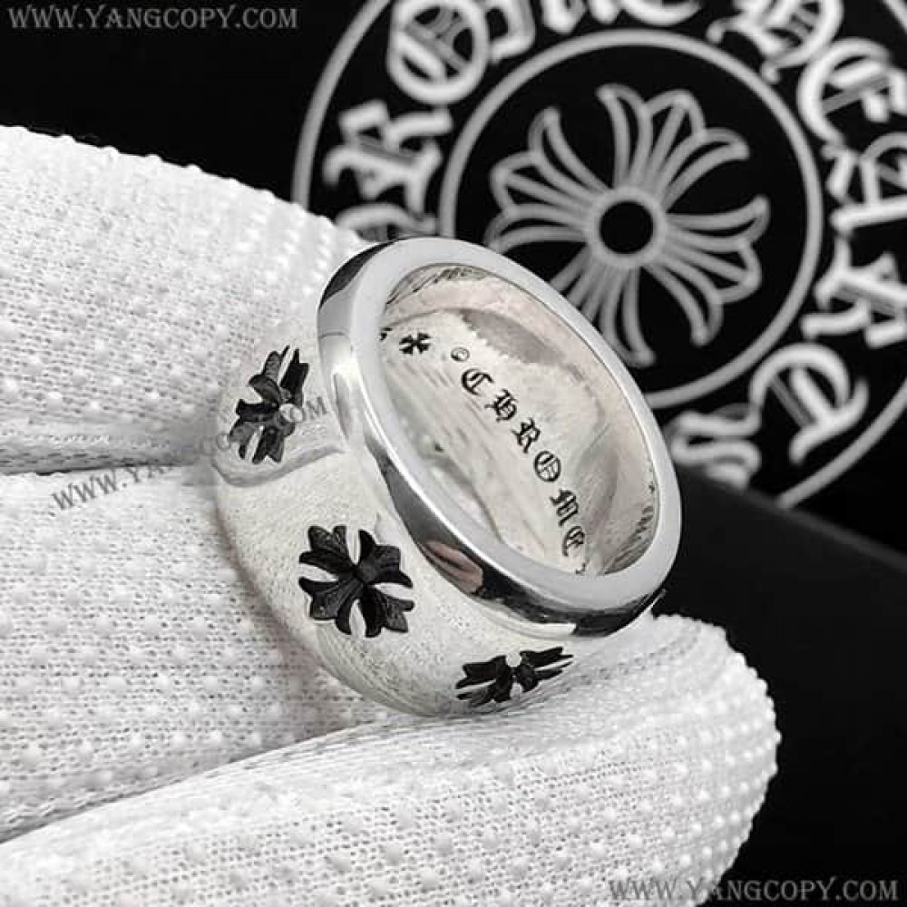 クロムハーツ スーパーコピー フローラルクロス リング Kud17533