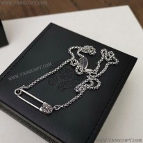 クロムハーツ コピー 安全ピン ネックレス CH プラス Safety Pin 41cm Kur96573