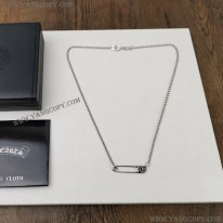 クロムハーツ コピー 安全ピン ネックレス CH プラス Safety Pin 41cm Kur96573