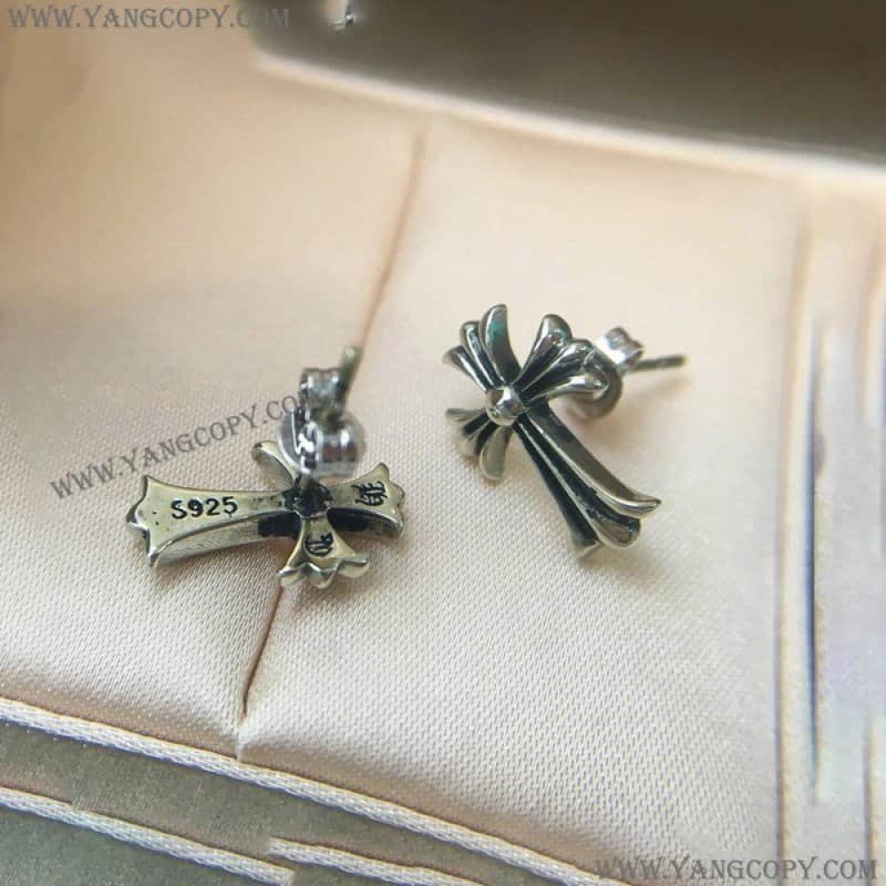 クロムハーツ コピー ピアス #2 CH クロス ファット スタッド Kup04660