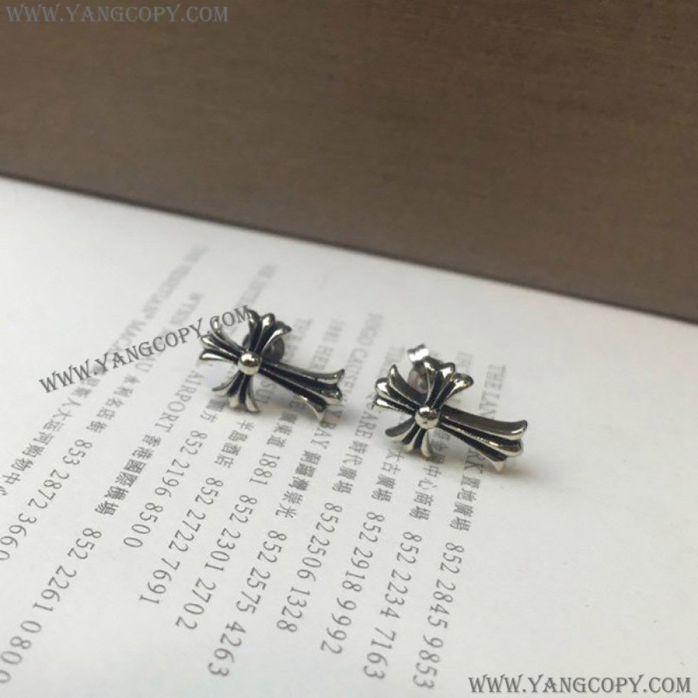 クロムハーツ コピー ピアス #2 CH クロス ファット スタッド Kup04660