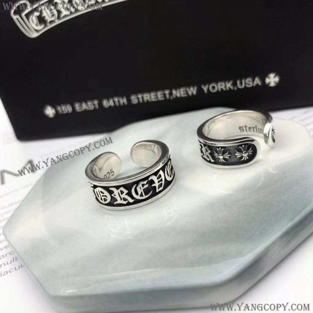 クロムハーツ コピー フローラルクロス リング CH Kuh57775