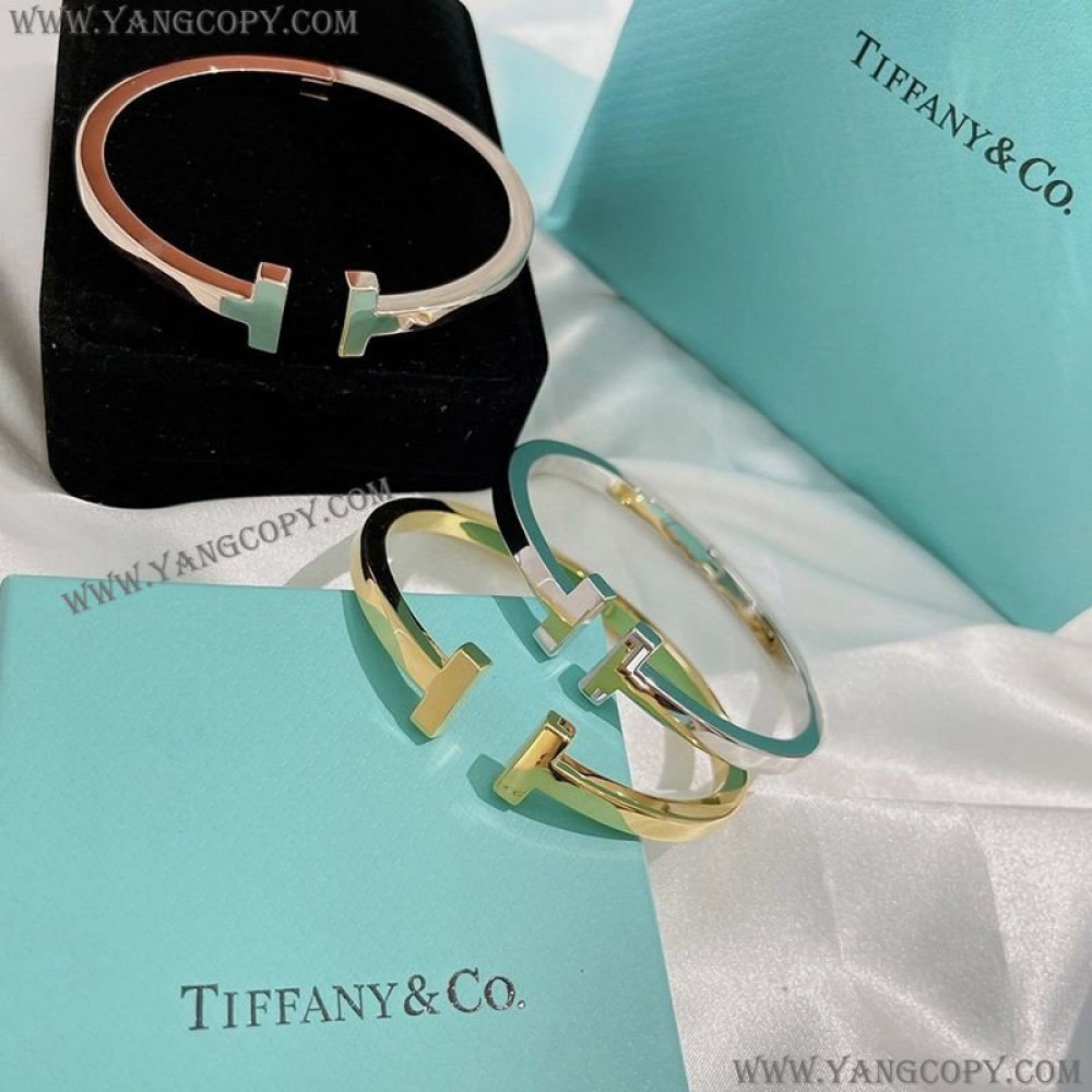 ティファニー 偽物 T ワイヤーブレスレット Tii06806