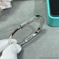ティファニー 偽物 Lock ダイヤ付き ハングル ブレスレット 3色 70653451
