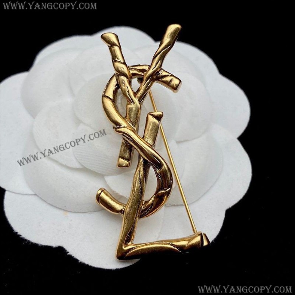 サンローラン コピー オピウム YSL クロコダイル ブローチ Saq16266