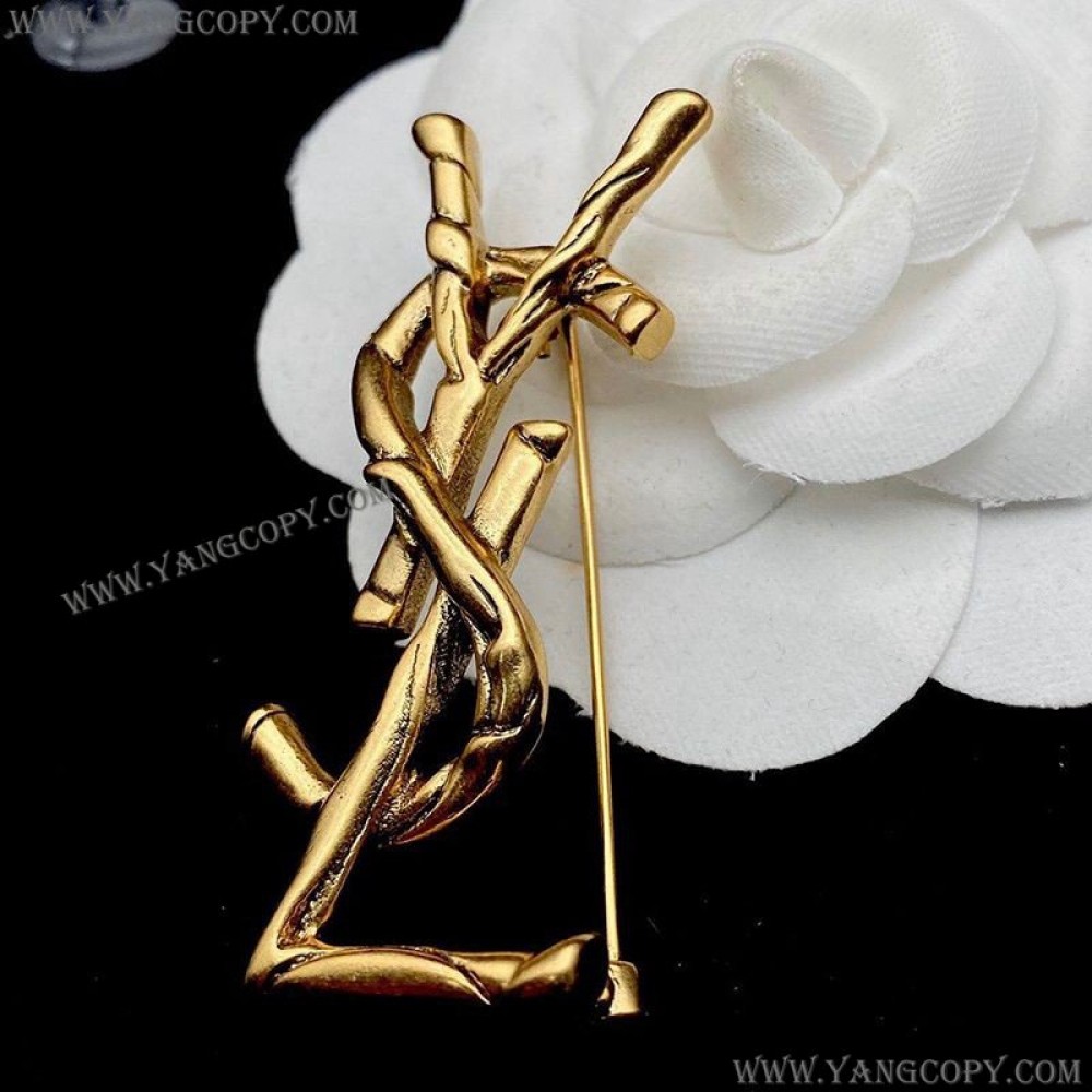 サンローラン コピー オピウム YSL クロコダイル ブローチ Saq16266