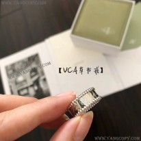 ヴァン クリーフ＆アーペル 偽物 リング ホワイトゴールド VCARN32300
