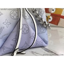 ルイヴィトン コピー ベラ マヒナレザー ショルダーバッグ ブルー M57856