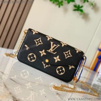 ルイヴィトン 偽物 ショルダーバッグ モノグラム アンプラント ポシェットフェリシー ミニバッグ M80482