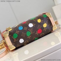 【草間彌生コラボ】LV サイドトランク ハンドバッグ M46396