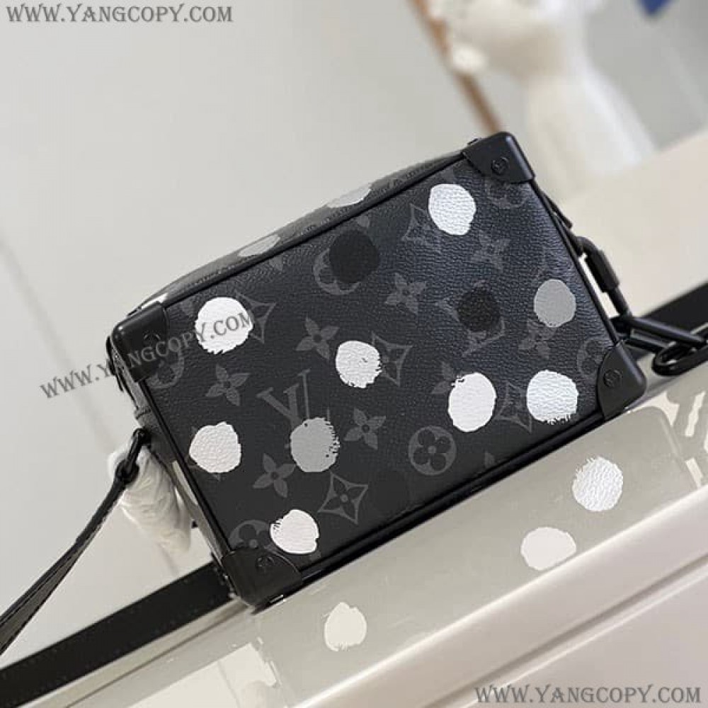 ルイヴィトン 偽物 × 草間彌生 LV × YK ミニ･ソフトトランク M81936