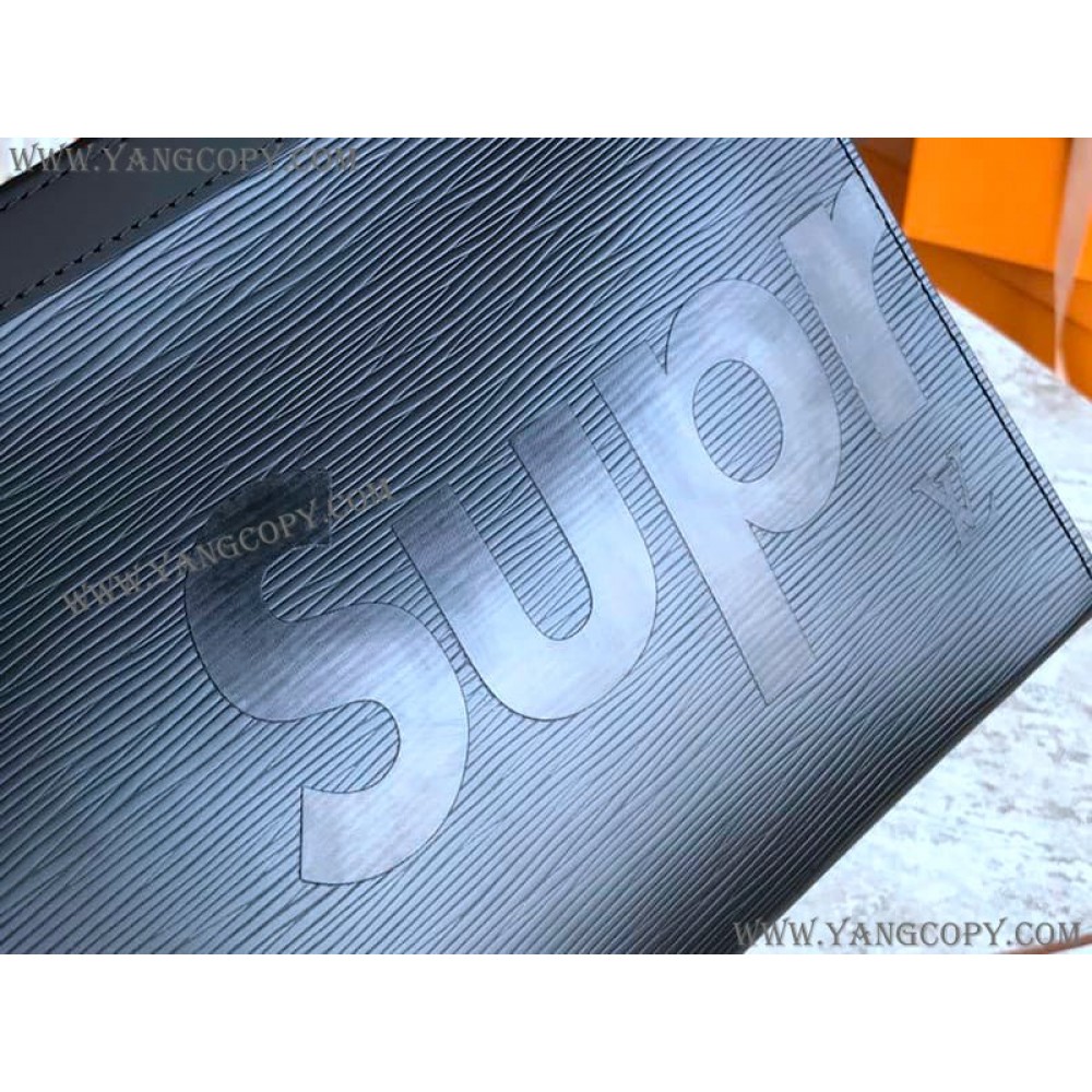 シュプリーム × ​ルイヴィトン スーパーコピー z Pochette Jour GM クラッチバッグ BLACK M66889