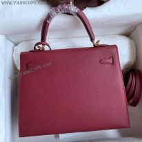 エルメス 偽物 ケリー 25cm 外縫い エプソン ゴールド金具 erb06669