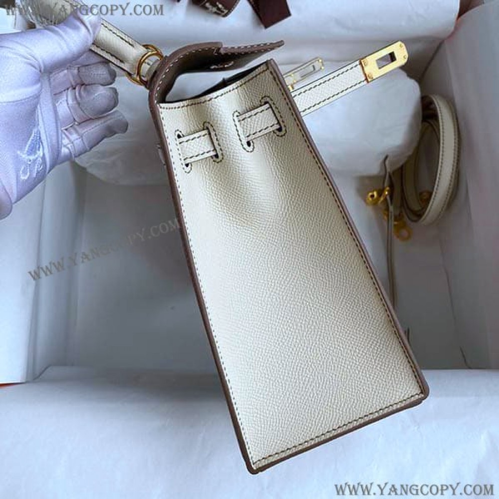 エルメス 偽物 ケリー 25cm 外縫い エプソン ゴールド金具 ern16153
