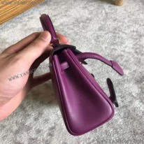 エルメス スーパーコピー ケリードール パープル ゴールド金具 erh10436