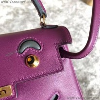 エルメス スーパーコピー ケリードール パープル ゴールド金具 erh10436