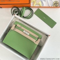 エルメス スーパーコピー ケリーダンス 22cm グリーン 内縫 2色金具 erh46762