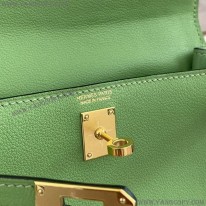 エルメス スーパーコピー ケリーダンス 22cm グリーン 内縫 2色金具 erh46762