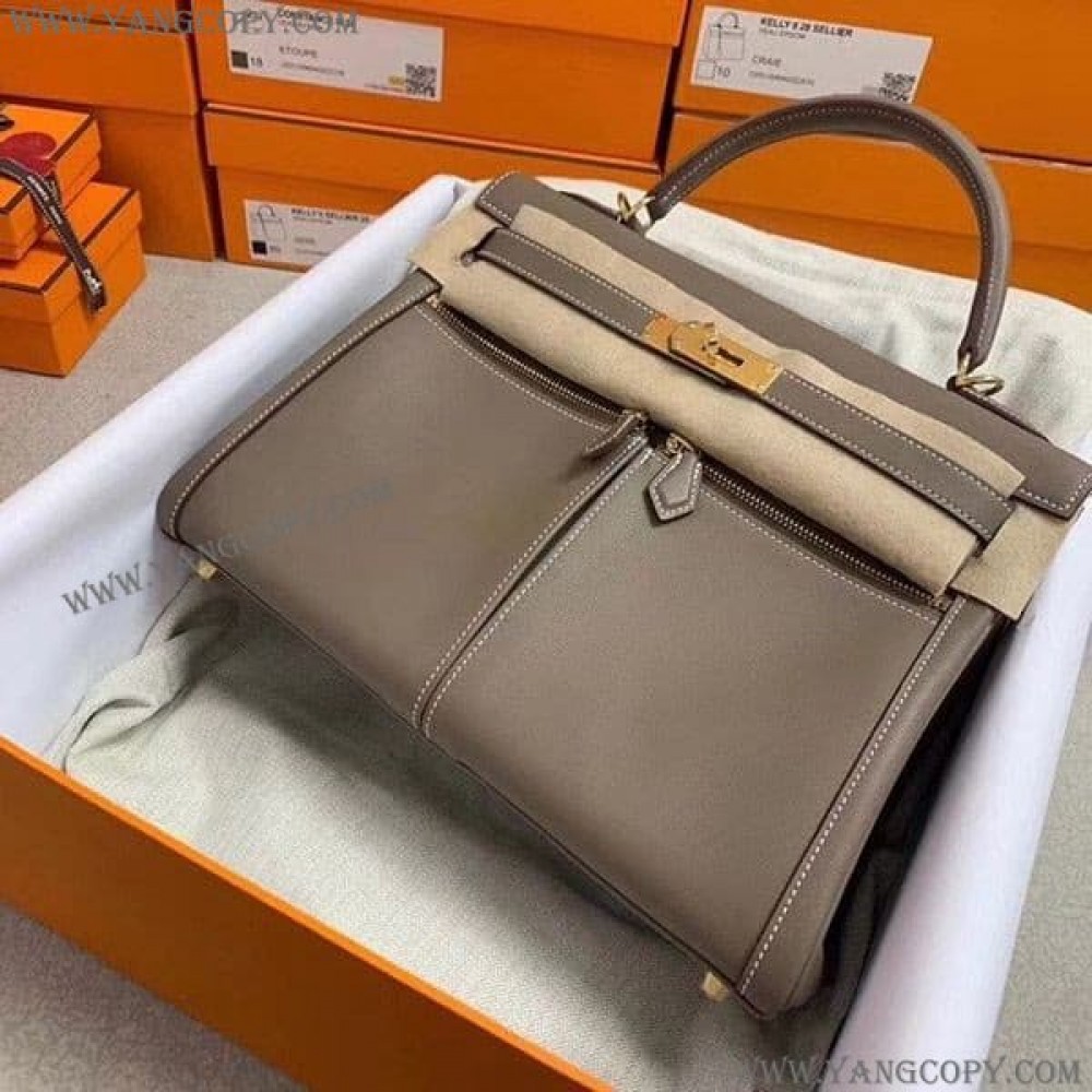 エルメス スーパーコピー ケリー 32cm 内縫トゴ ゴールド金具 erp07228