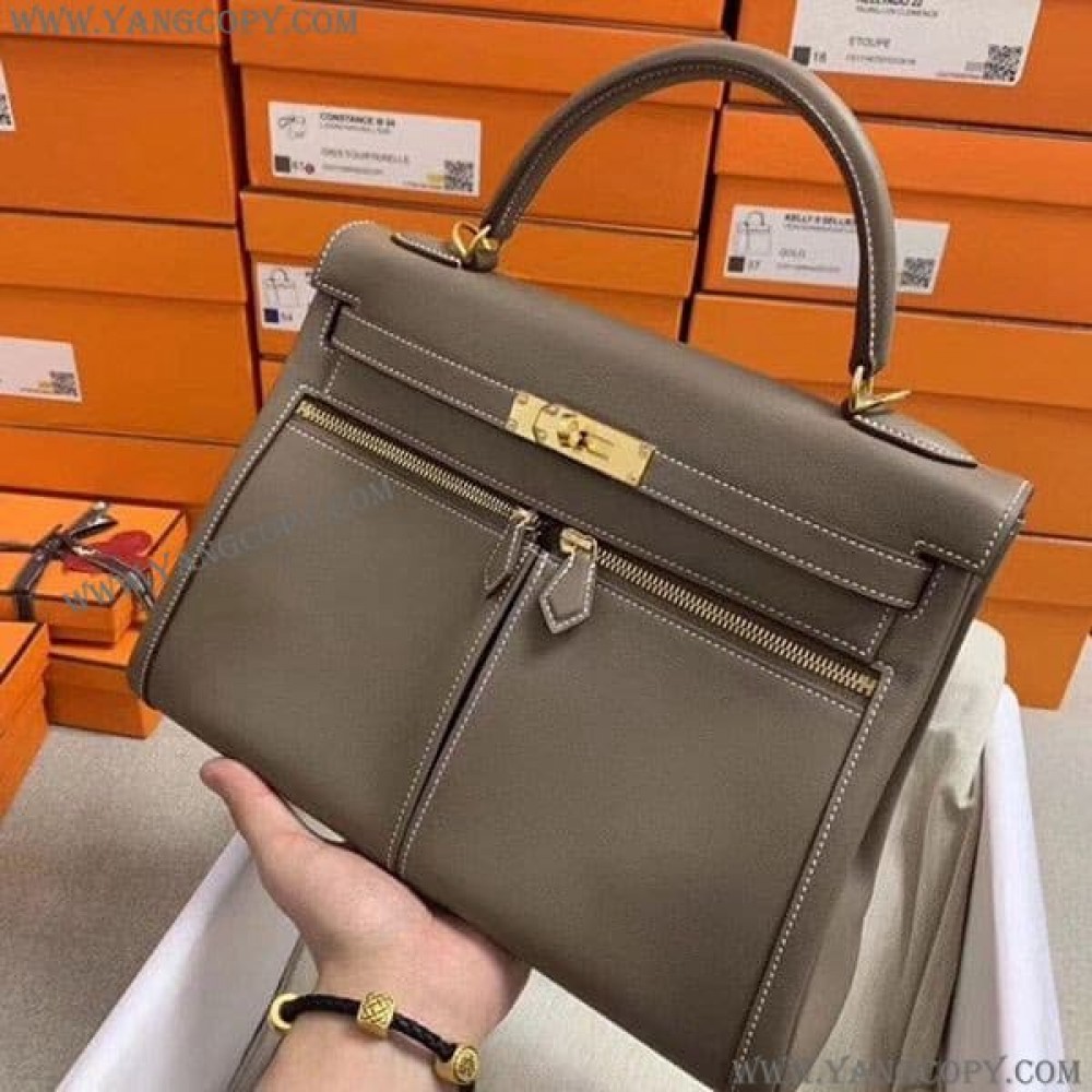エルメス スーパーコピー ケリー 32cm 内縫トゴ ゴールド金具 erp07228