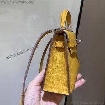 エルメス スーパーコピー ケリーミニ2 カザック エプソン シルバー金具 he19014