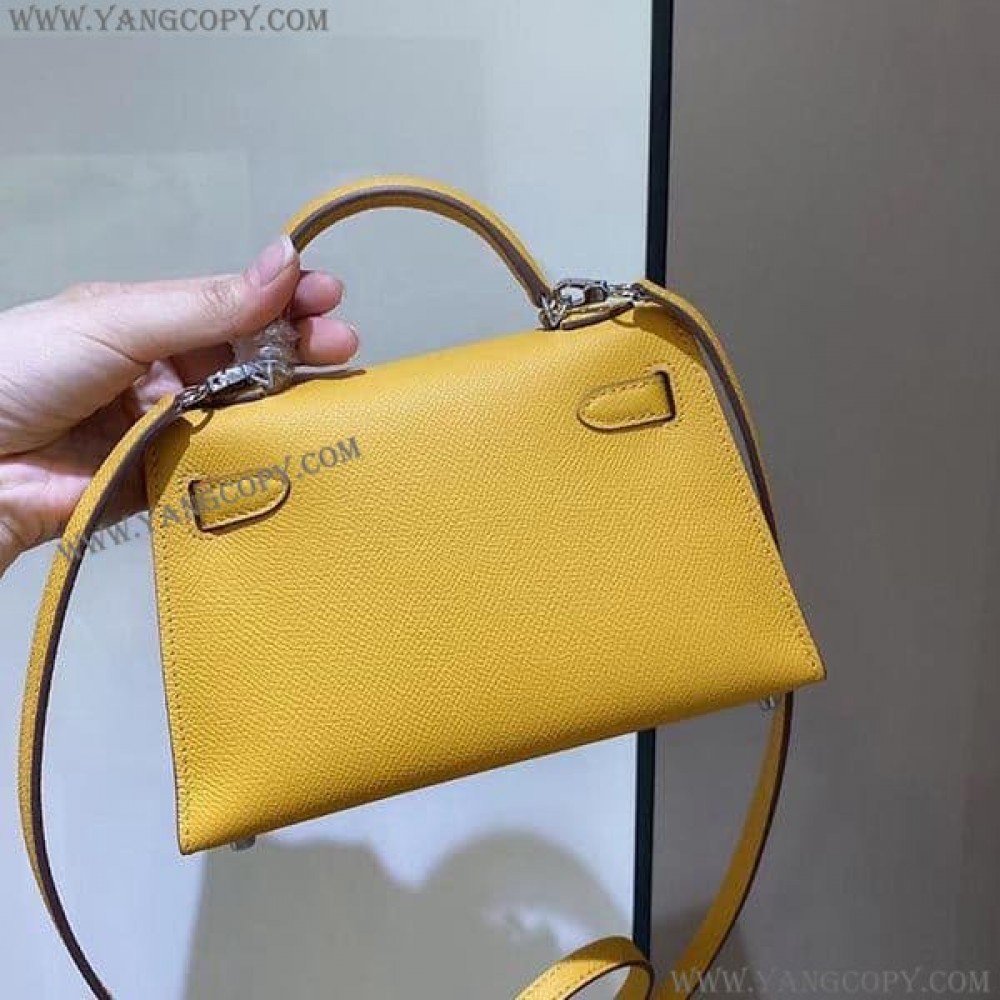 エルメス スーパーコピー ケリーミニ2 カザック エプソン シルバー金具 he19014