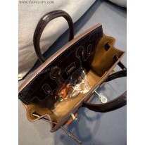 エルメス 偽物 バーキン 20cm セリエ フォーブル 昼 ヴォーマダム×アリゲーターマット×スイフト ers41634