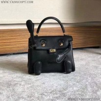 エルメス 偽物 ケリードール ブラック ゴールド金具 erp07693