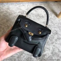 エルメス 偽物 ケリードール ブラック ゴールド金具 erp07693