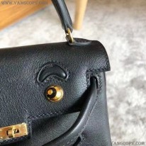 エルメス 偽物 ケリードール ブラック ゴールド金具 erp07693