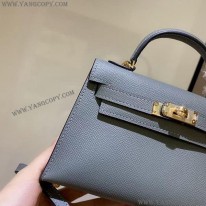 エルメス 偽物 ケリーミニ2 カザック エプソン シルバー金具 he1909